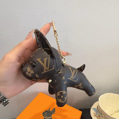 Leather Dog Bag Charm
