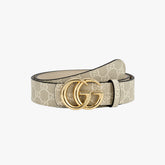Beige GG Monogram Belt