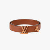 Caramel Charm Leather Belt