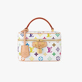 Colorful White Vanity Bag