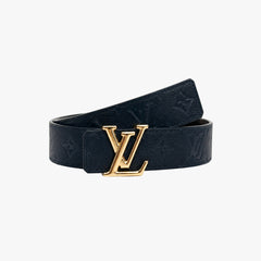 Luxury Navy Monogram Belt