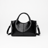 Soft Leather Slouchy Top Handle Crossbody Bag