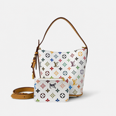 Leather Detachable Monogram Mini Pouchh Bag