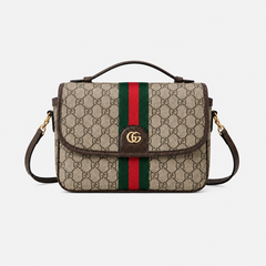 Brown Leather Crossbody Bag