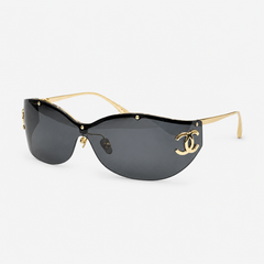 Luxury Rimless Shield Sunglasses