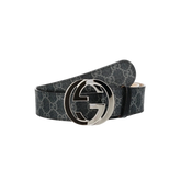 Charcoal Pattern Buckle Belt