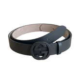 Minimalist Black Waist Belt