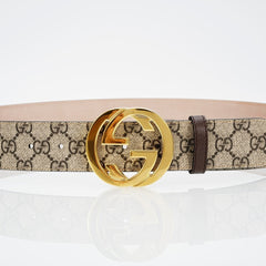 Gold Buckle Pattern Belt