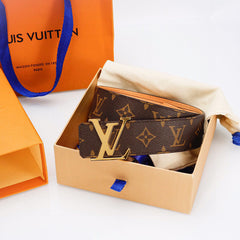 Brown Logo Buckle Belt
