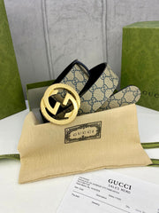 Beige Jacquard Waist Belt