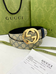 Beige Jacquard Waist Belt