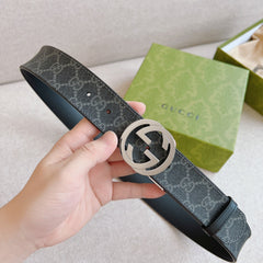 Steel Grey Luxury Belt