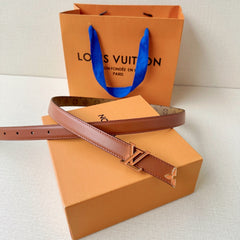 Caramel Charm Leather Belt