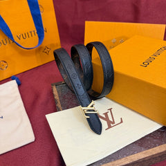 Luxury Navy Monogram Belt