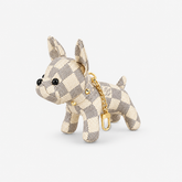 Checkered Dog Bag Charm