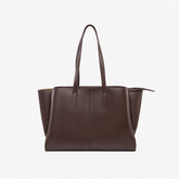 Smooth Leather Large Work Tote Bag