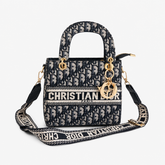 Canvas Top Handle Crossbody Bag