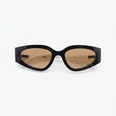 Vintage Sporty Wide Temples Sunglasses