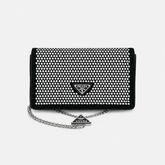 Crystal Embellished Mini Chain Bag