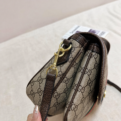 Brown Leather Crossbody Bag