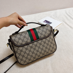 Brown Leather Crossbody Bag