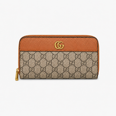 Leather Long Zip Wallet