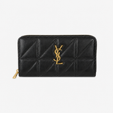 Black Quilted Leather Wallet