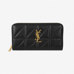 Black Quilted Leather Wallet