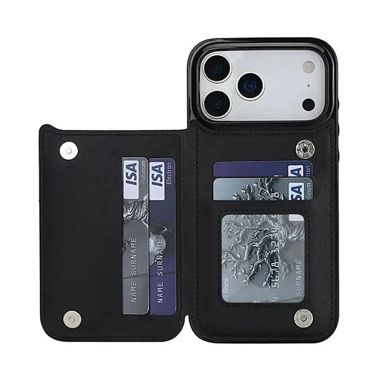 Black iPhone Case with Card Holder - OK260020