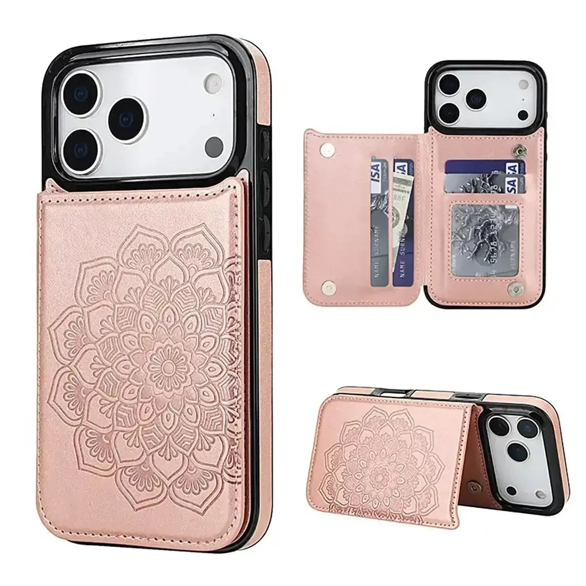 Blue iPhone Case with Wallet - OK26005