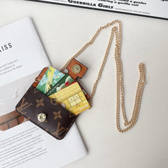 Monogram Chain Shoulder Bag