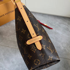Leather Hobo Shoulder Bag