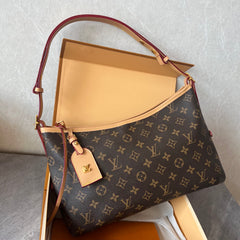 Leather Hobo Shoulder Bag