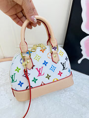 White Leather Mini Bag