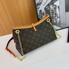 Brown Chain Shoulder Bag