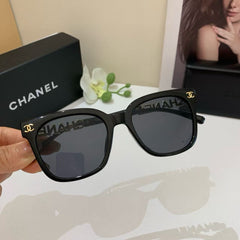 Fashion Black with Gold Detai Sunglasses
