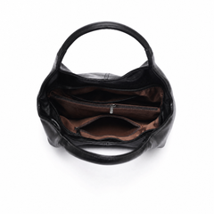 Soft Leather Slouchy Top Handle Crossbody Bag