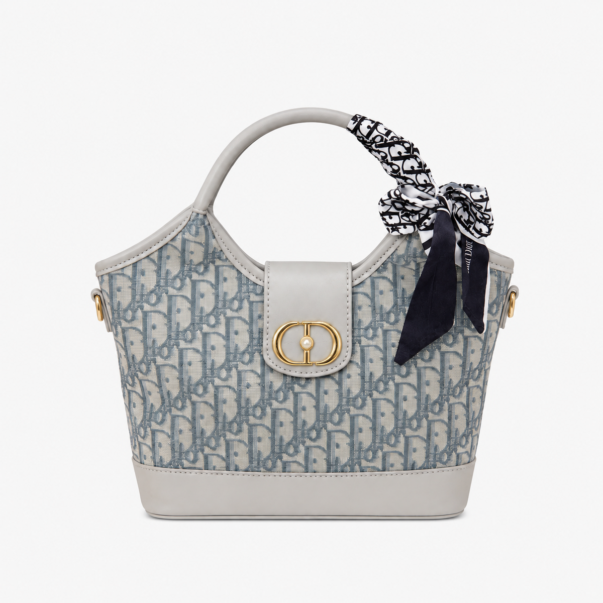 Gray Monogram Travel Handbag
