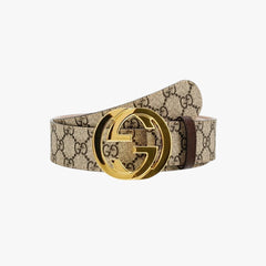 Gold Buckle Pattern Belt
