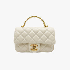 Premium White Flap Bag