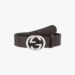 Luxury Brown Leather Belt