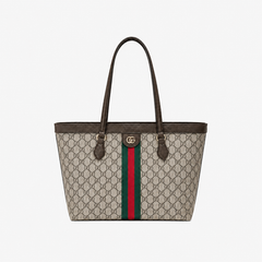Brown Leather Shopper Bag