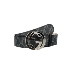 Charcoal Pattern Buckle Belt