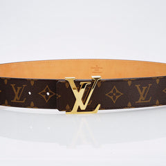 Brown Logo Buckle Belt
