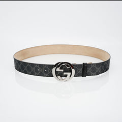 Charcoal Pattern Buckle Belt