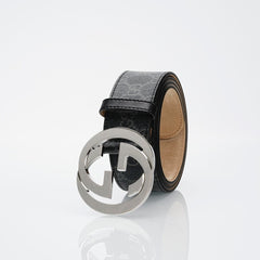 Charcoal Pattern Buckle Belt