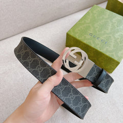 Steel Grey Luxury Belt