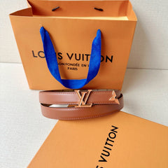 Caramel Charm Leather Belt