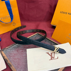 Luxury Navy Monogram Belt