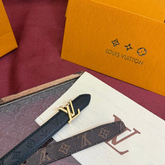 Luxury Navy Monogram Belt